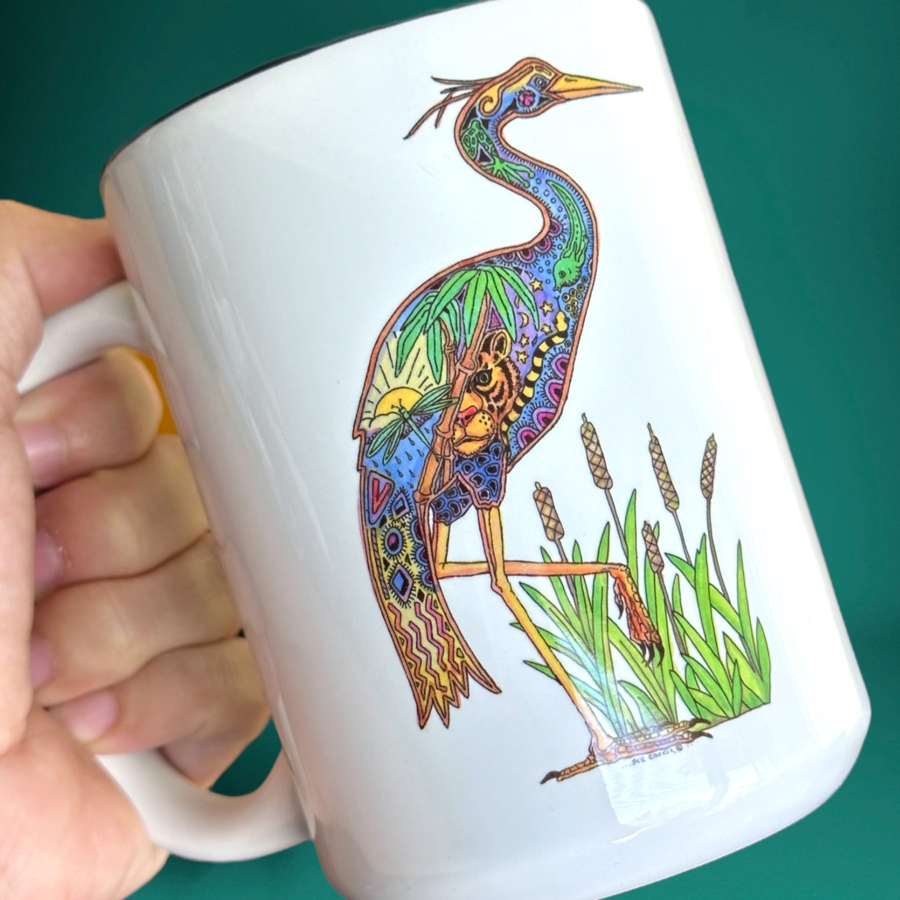 Heron 15 oz Mug