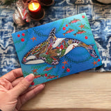 Granny Orca Holiday Card