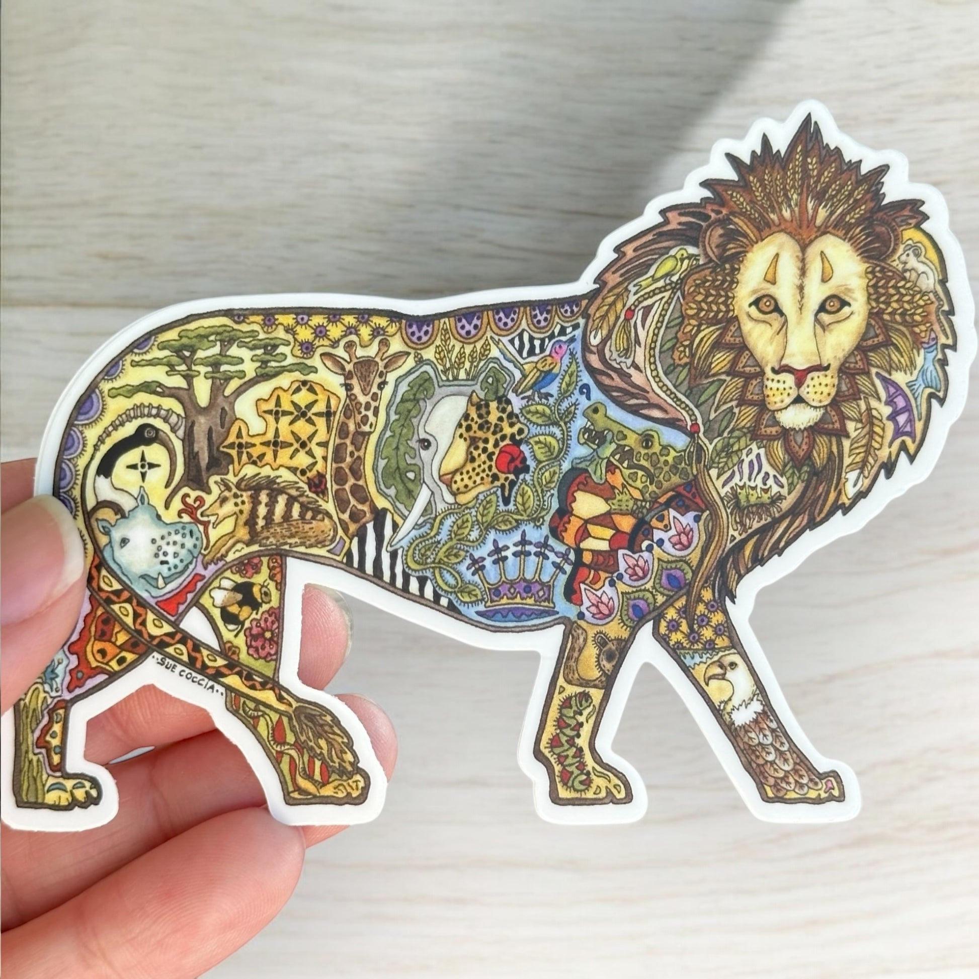 Lion Sticker