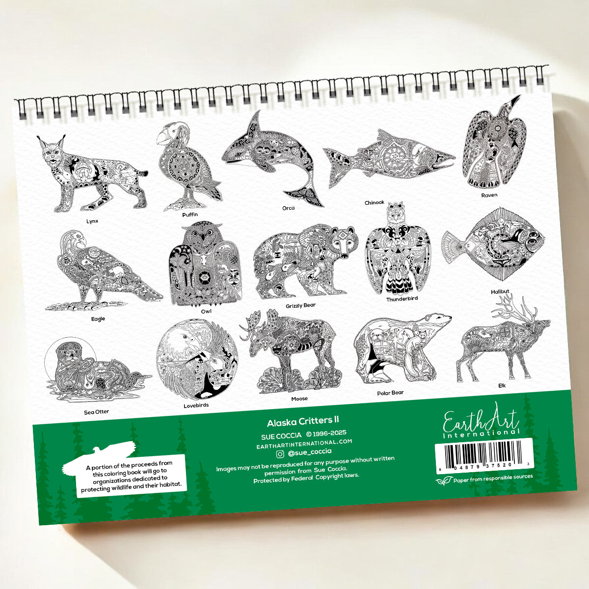 Alaska Critters Coloring Book