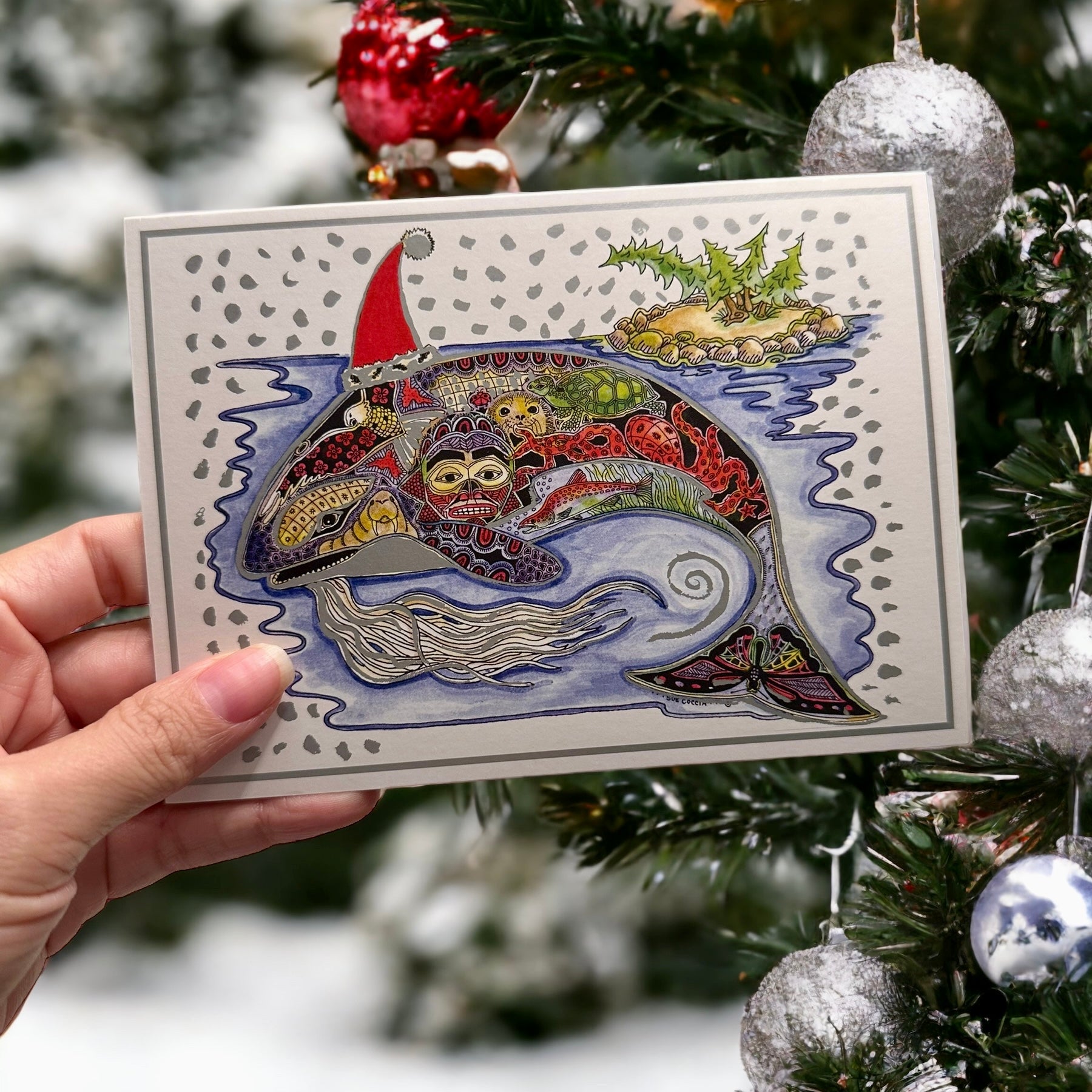 Orca Holiday Card