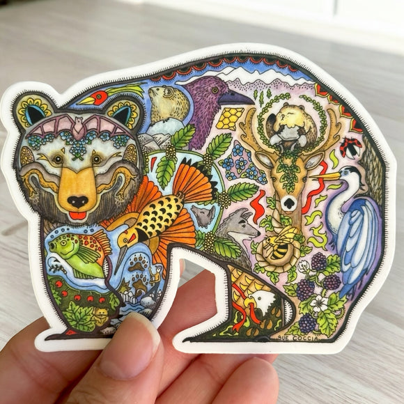 Black Bear 2 Sticker