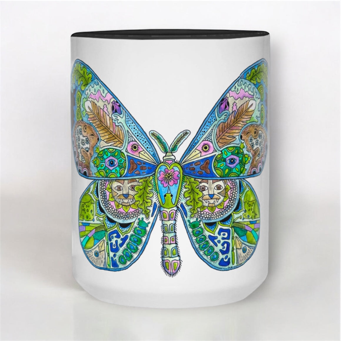 Tiger Faced Moth 15 oz Mug