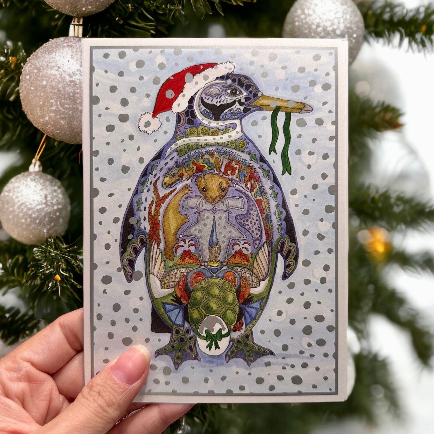 Penguin Holiday Card