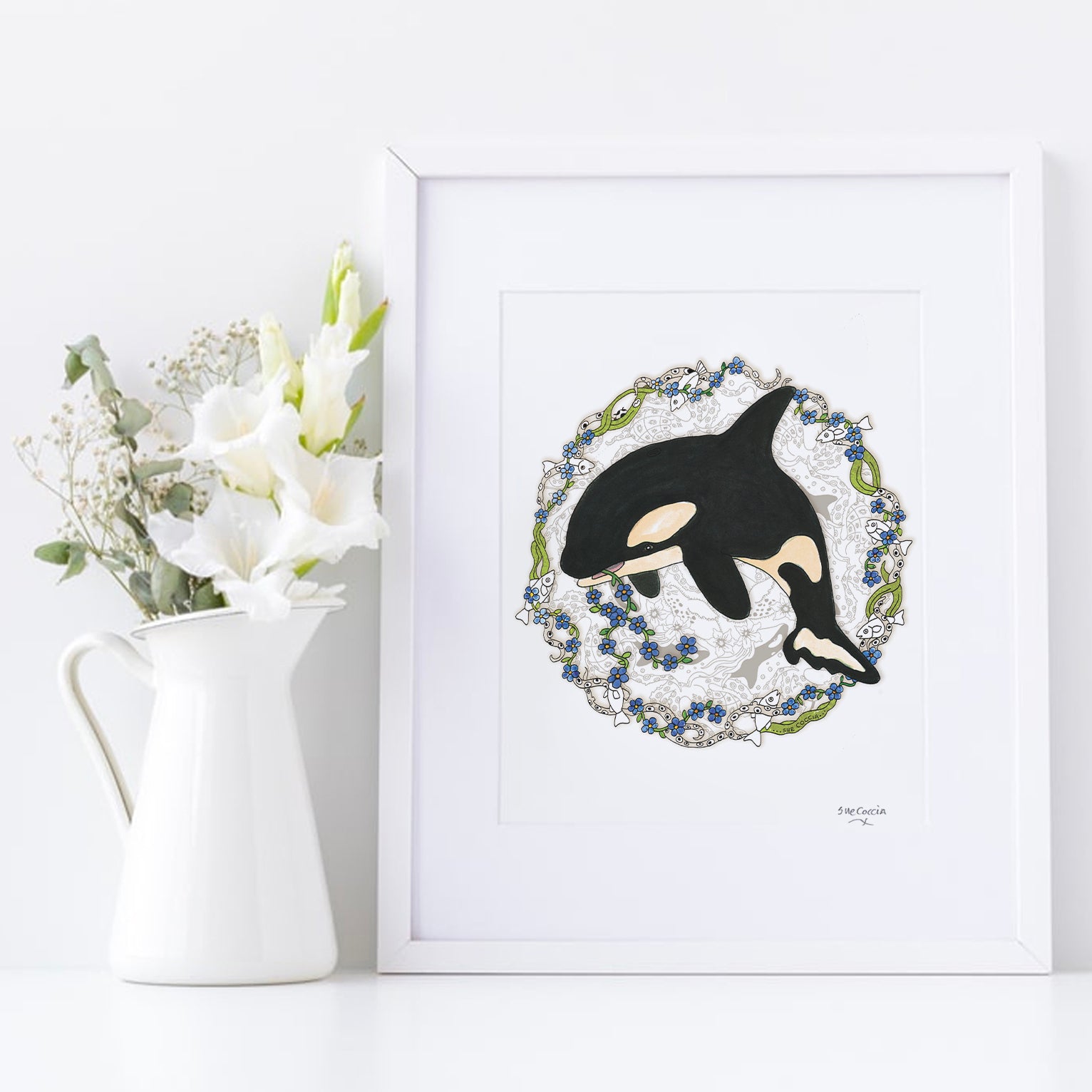 Baby Orca Signed Print