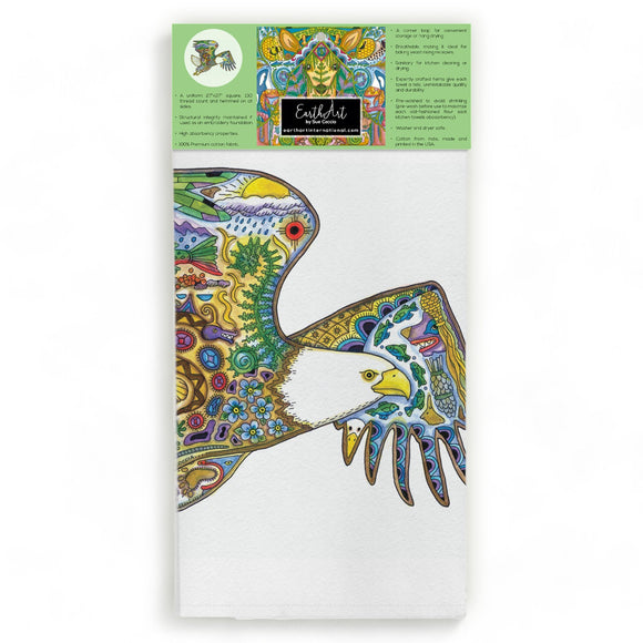 Bald Eagle Flour Sack Towel