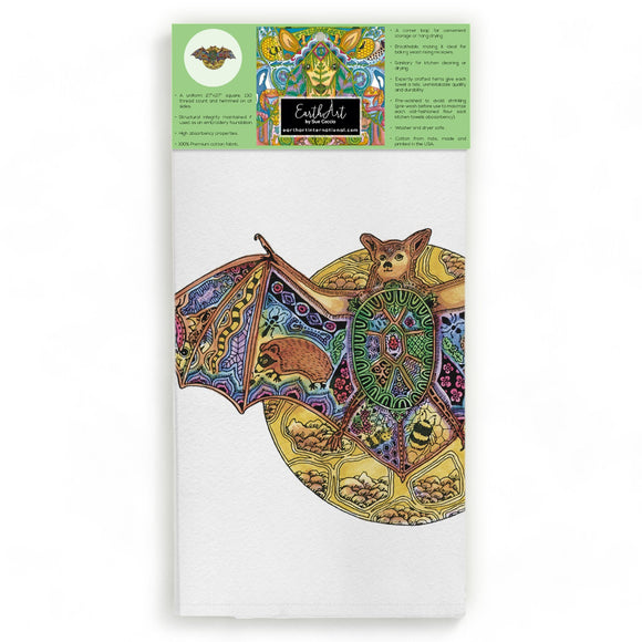 Bat Flour Sack Towel