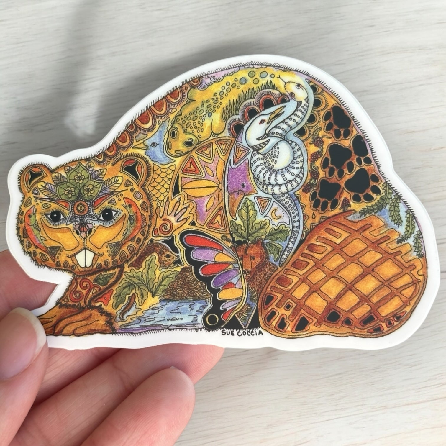 Beaver Sticker