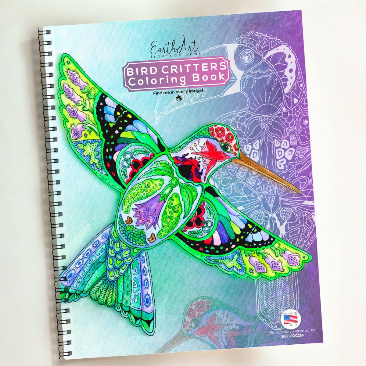 Bird Critters Coloring Book