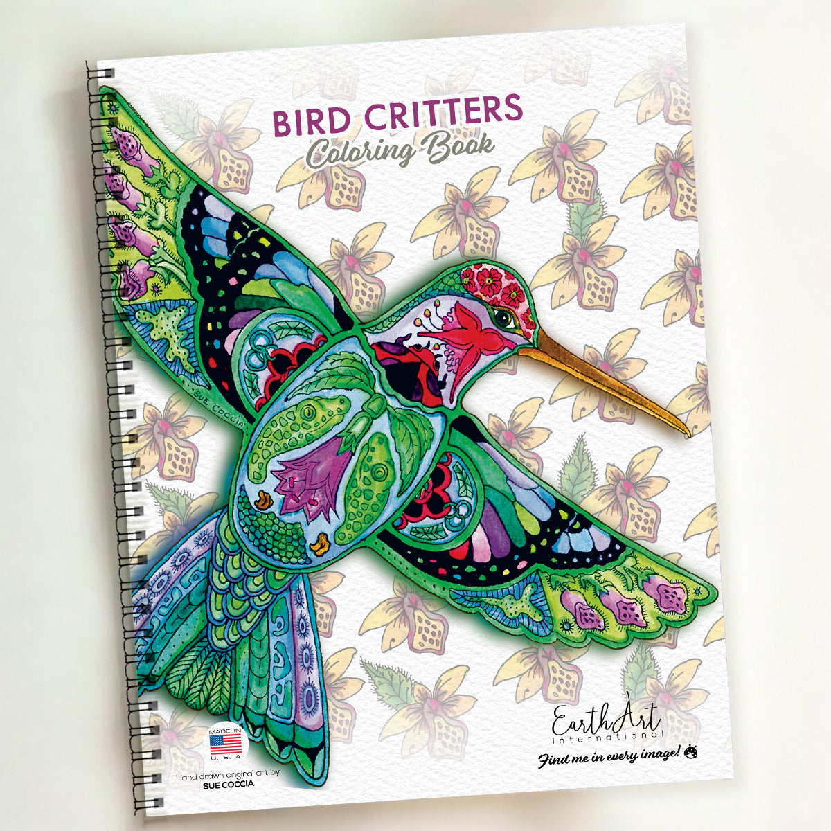Bird Critters Coloring Book
