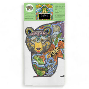 Black Bear 2 Flour Sack Towel