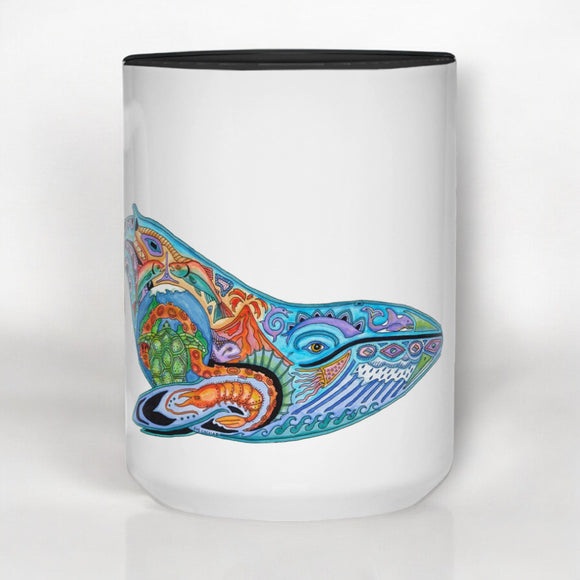 Blue Whale 15 oz Mug