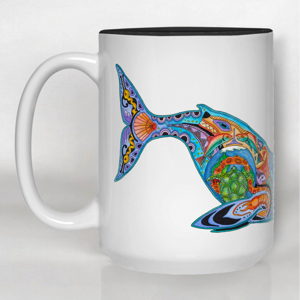 Blue Whale 15 oz Mug
