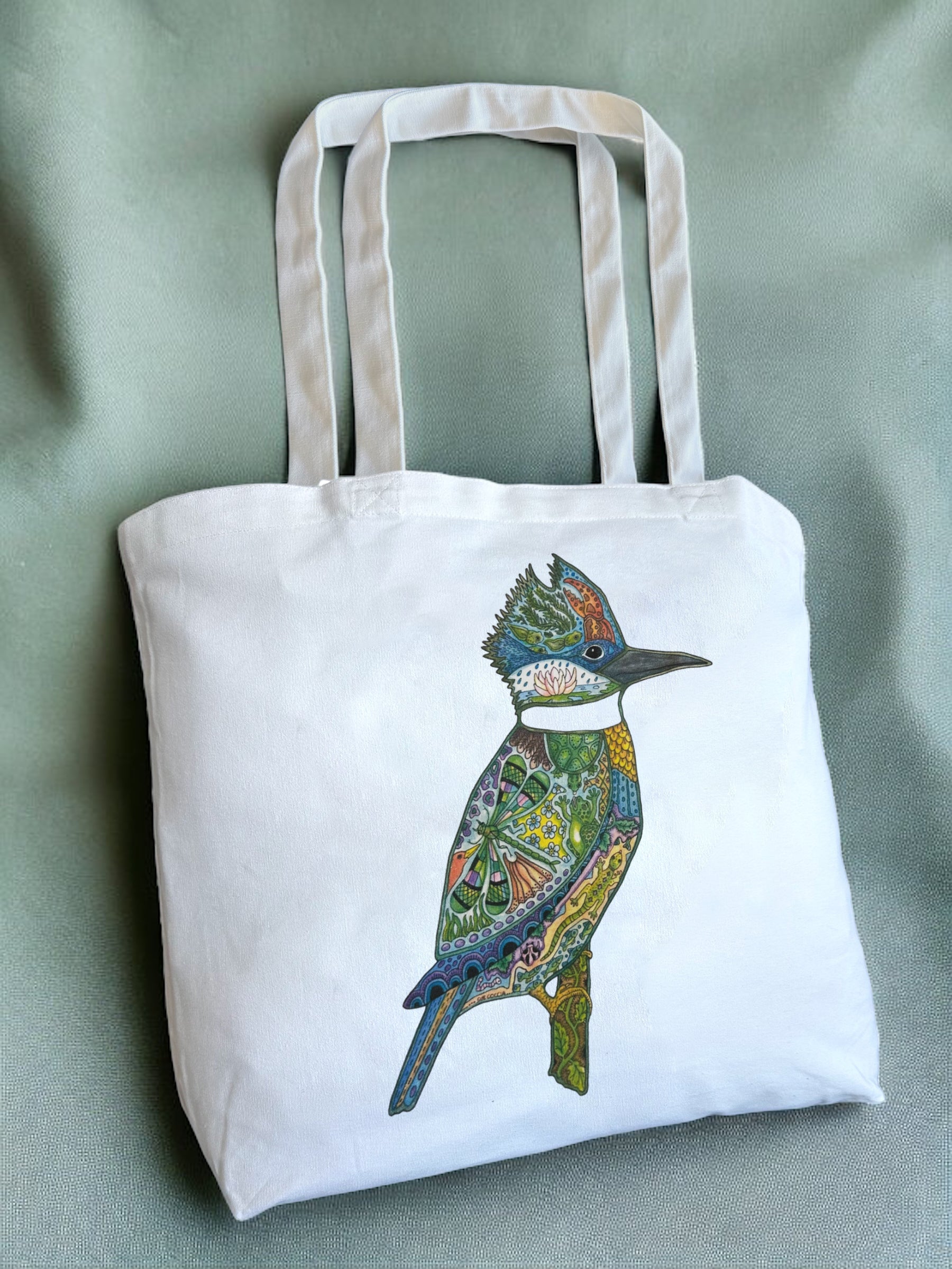 King Fisher Tote Bag - Large
