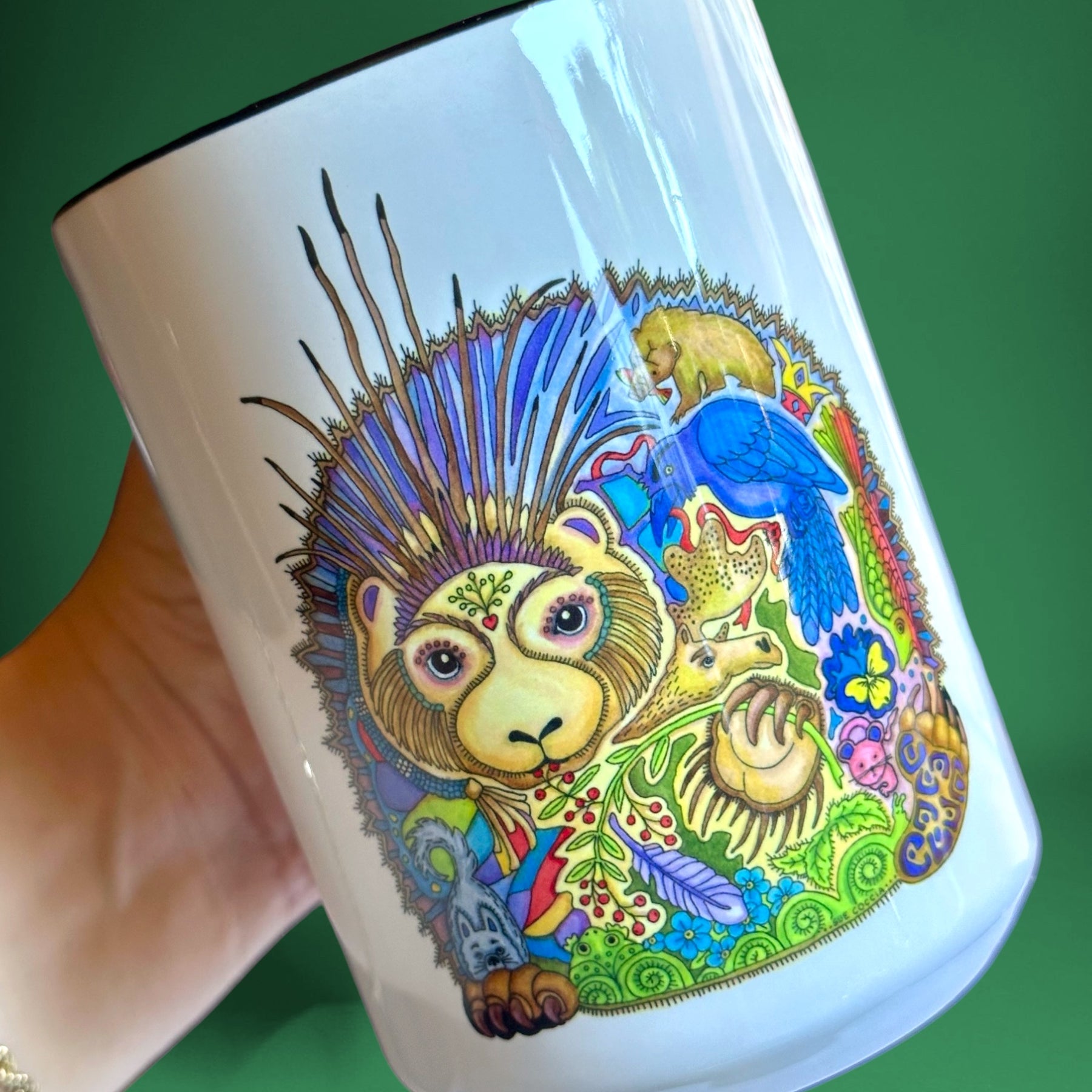 Porcupine 15 oz Mug