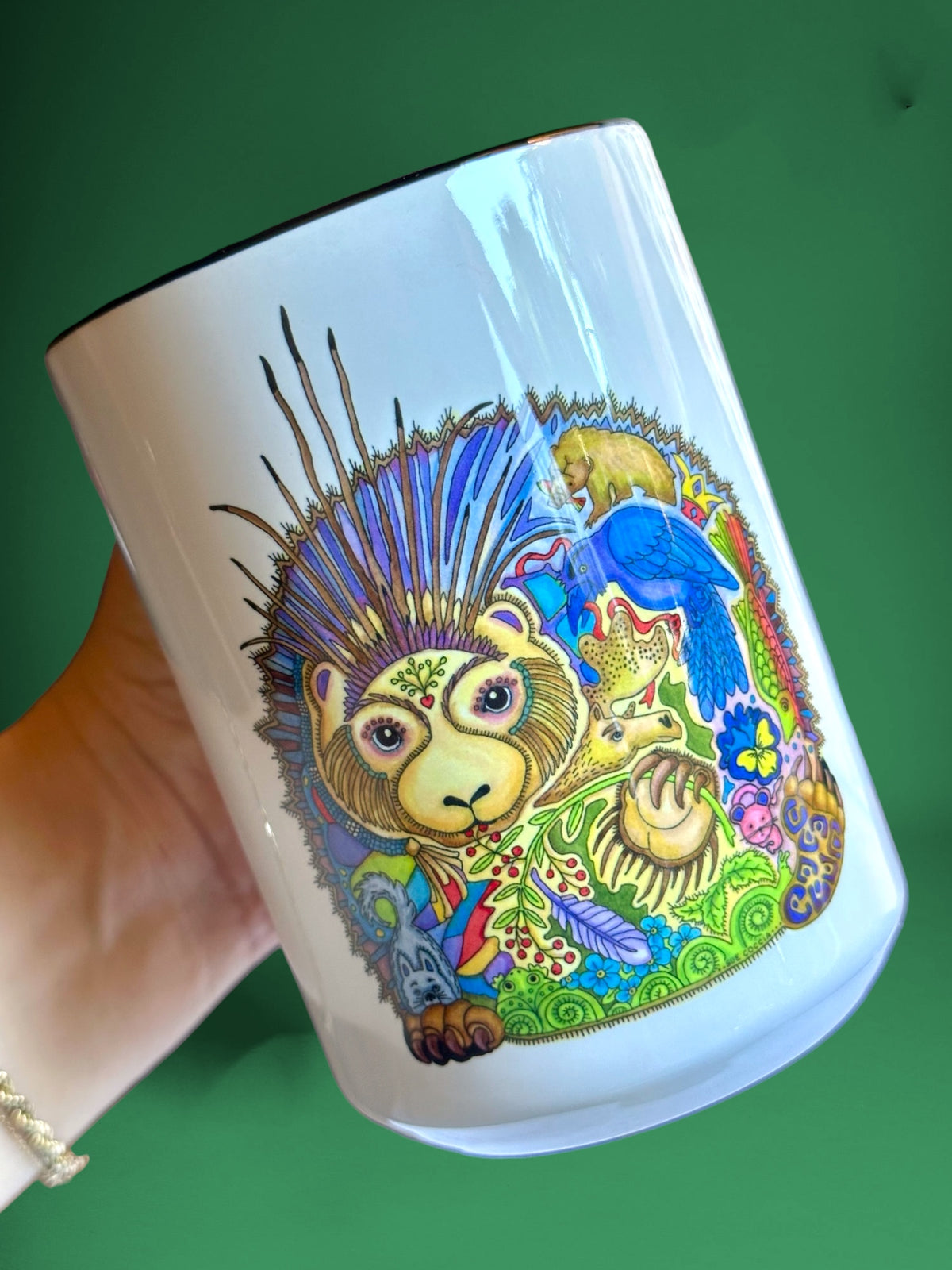 Porcupine 15 oz Mug