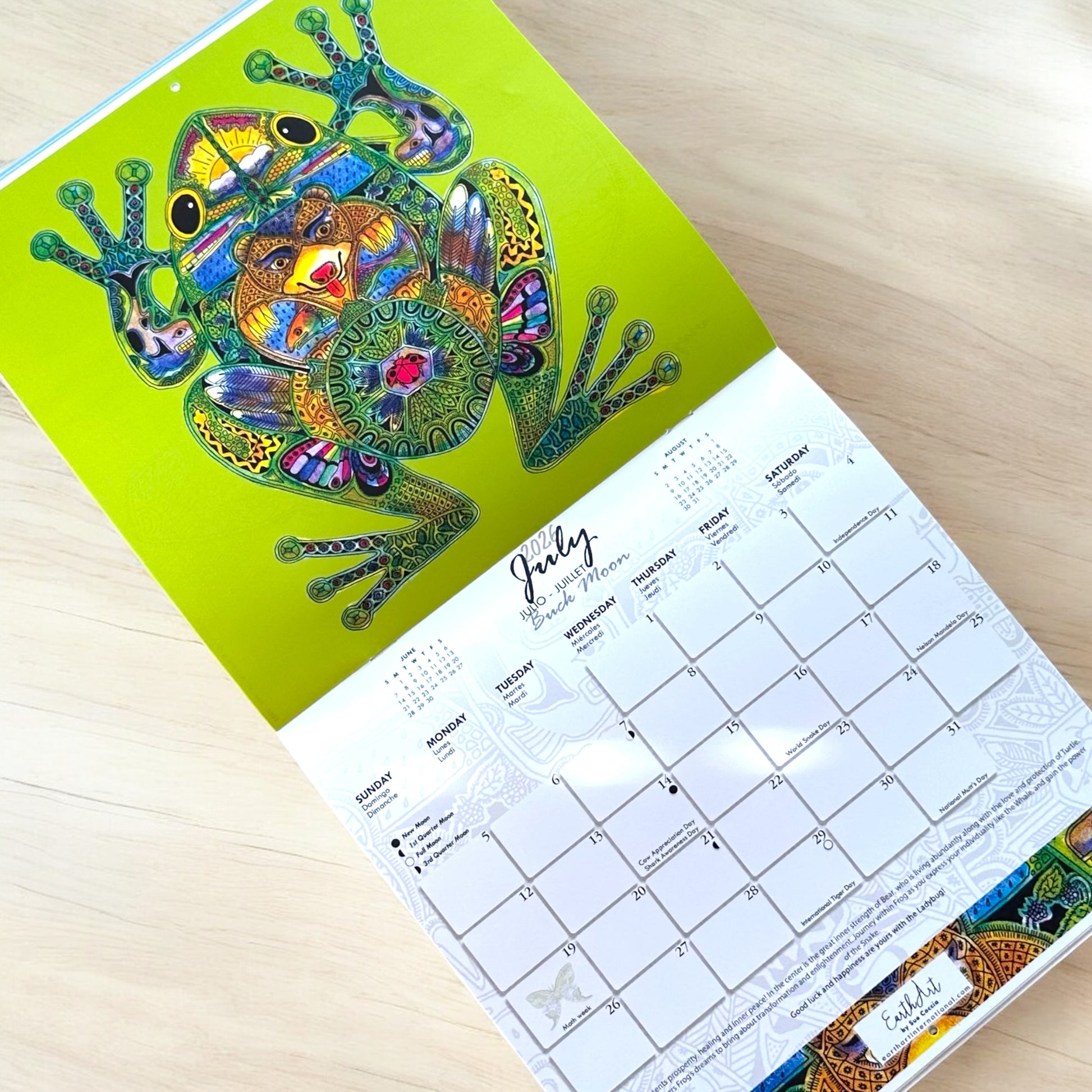 2026 Calendar with Coloring Pages