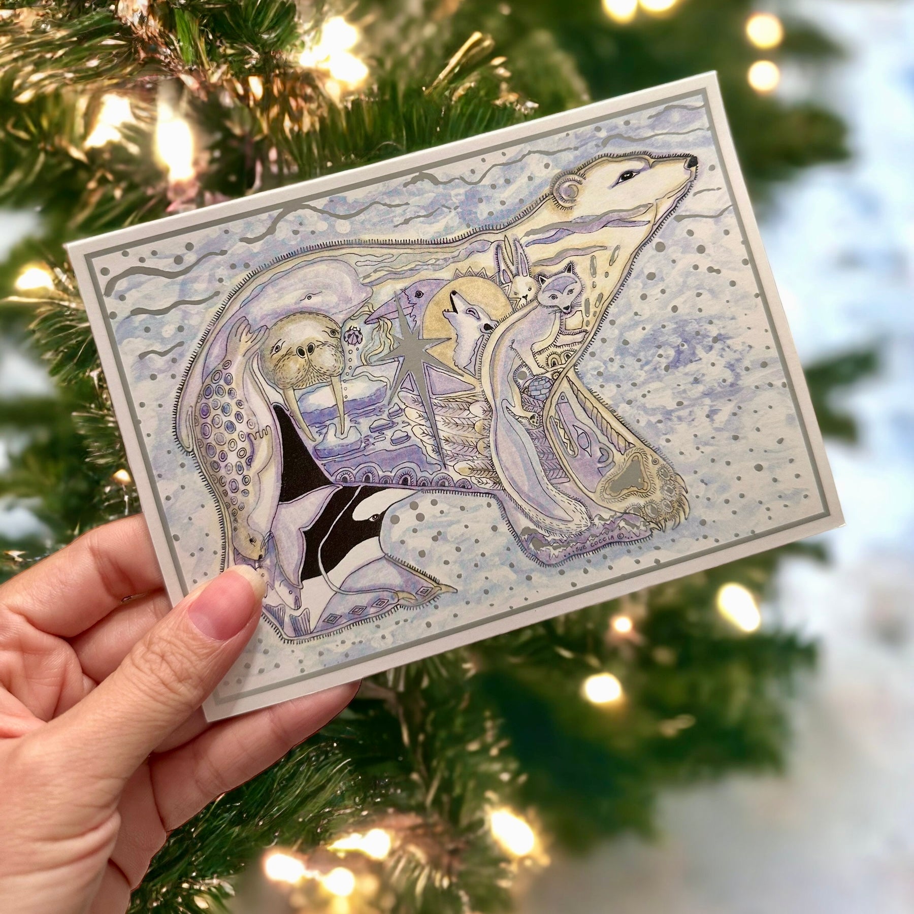 Polar Bear Holiday Card