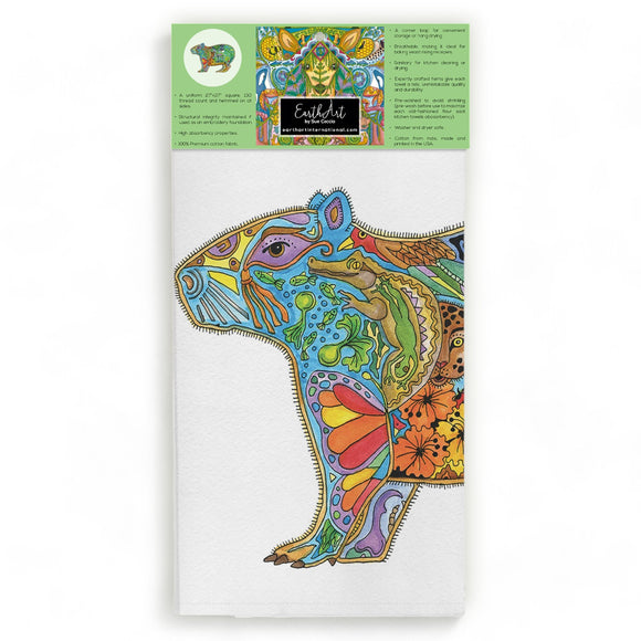 Capybara Flour Sack Towel