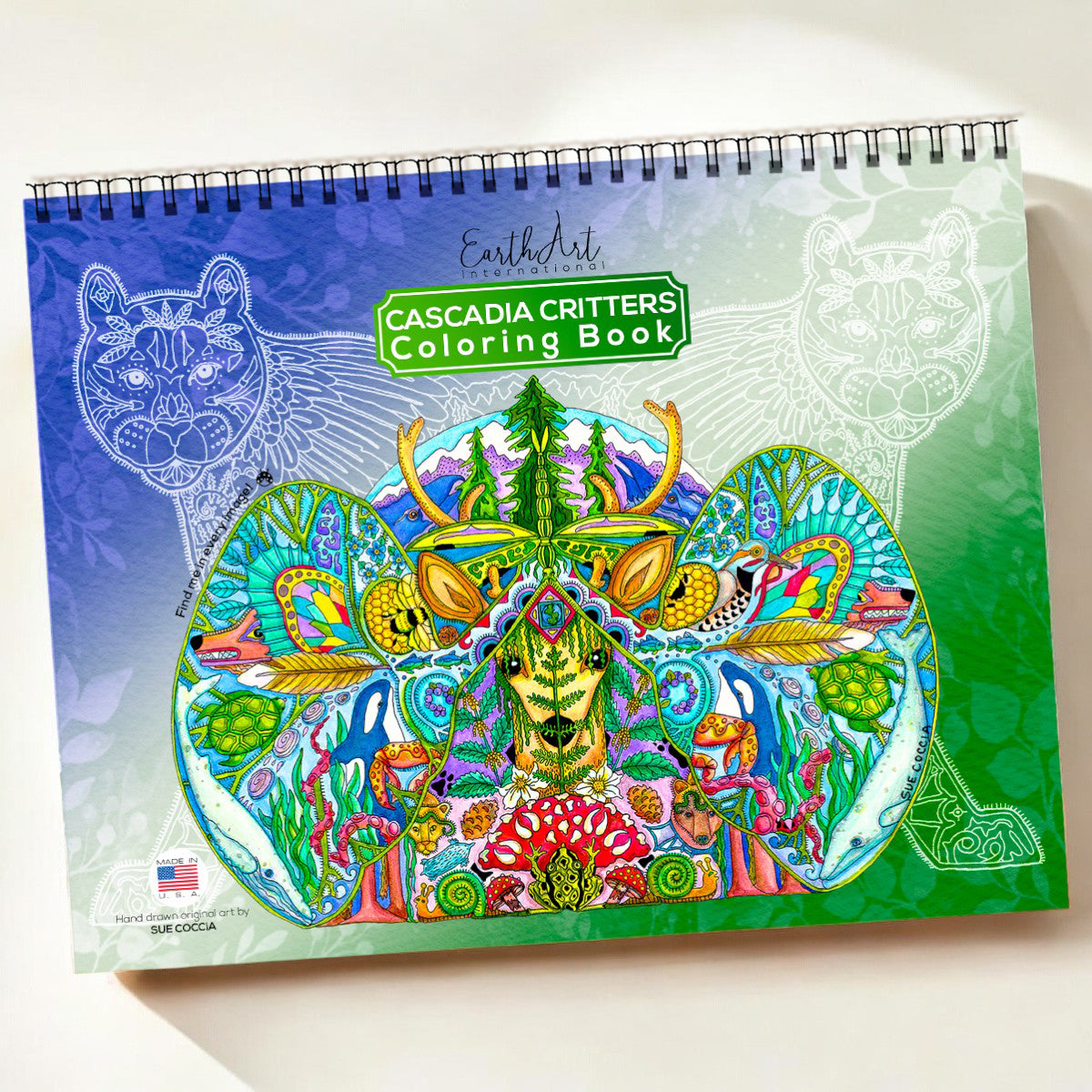 Cascadia Critters Coloring Book
