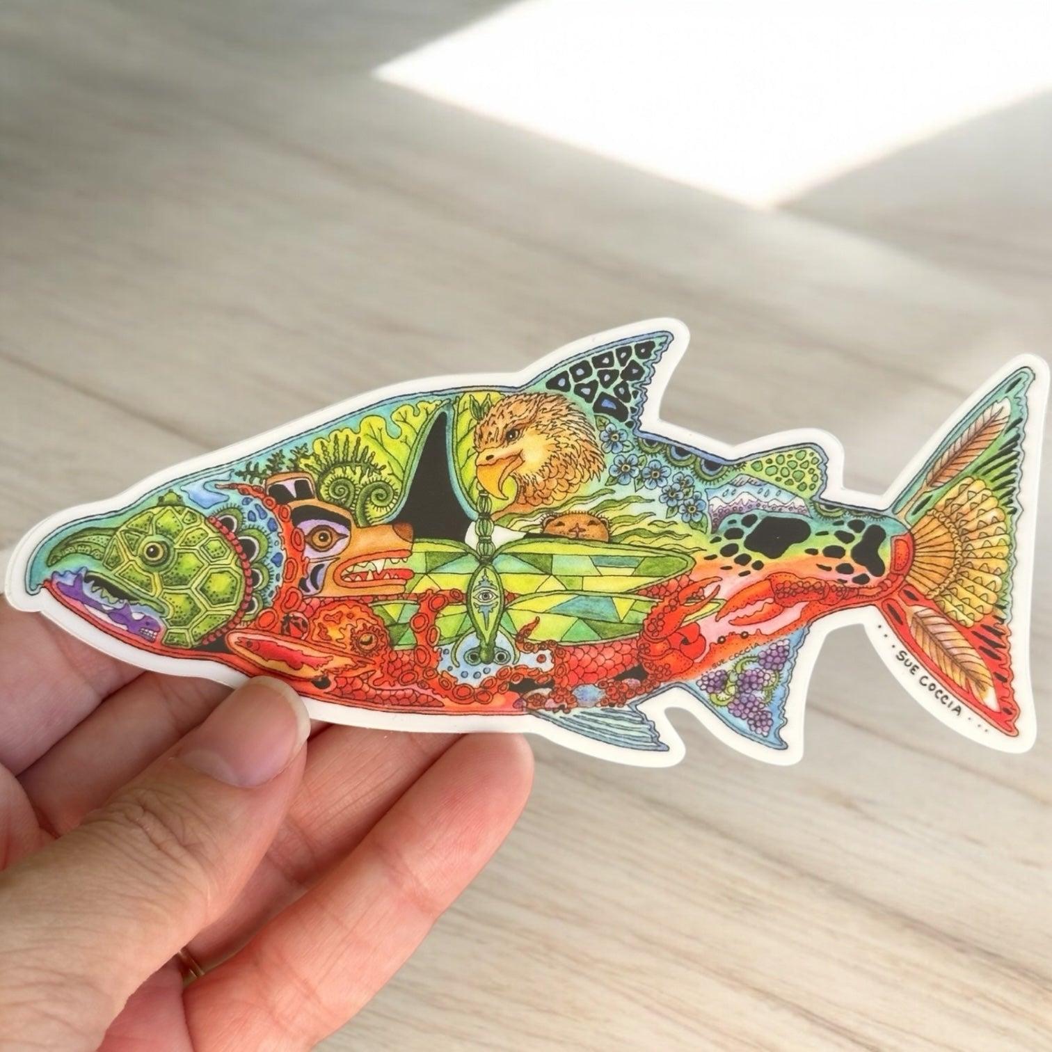 Chinook Salmon Sticker