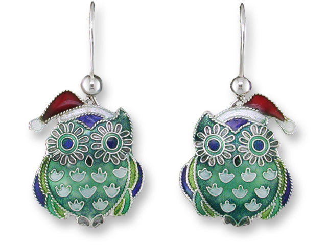 Christmas Hoot Earrings