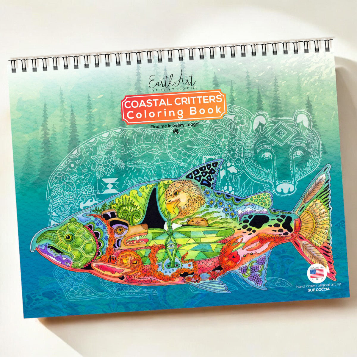 Coastal Critters Coloring Book