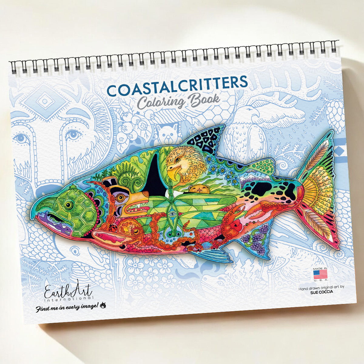 Coastal Critters Coloring Book