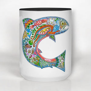 Coho Salmon 15 oz Mug