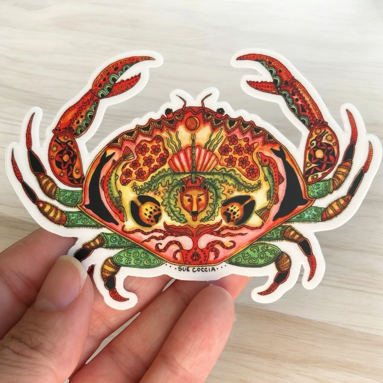 Crab Sticker
