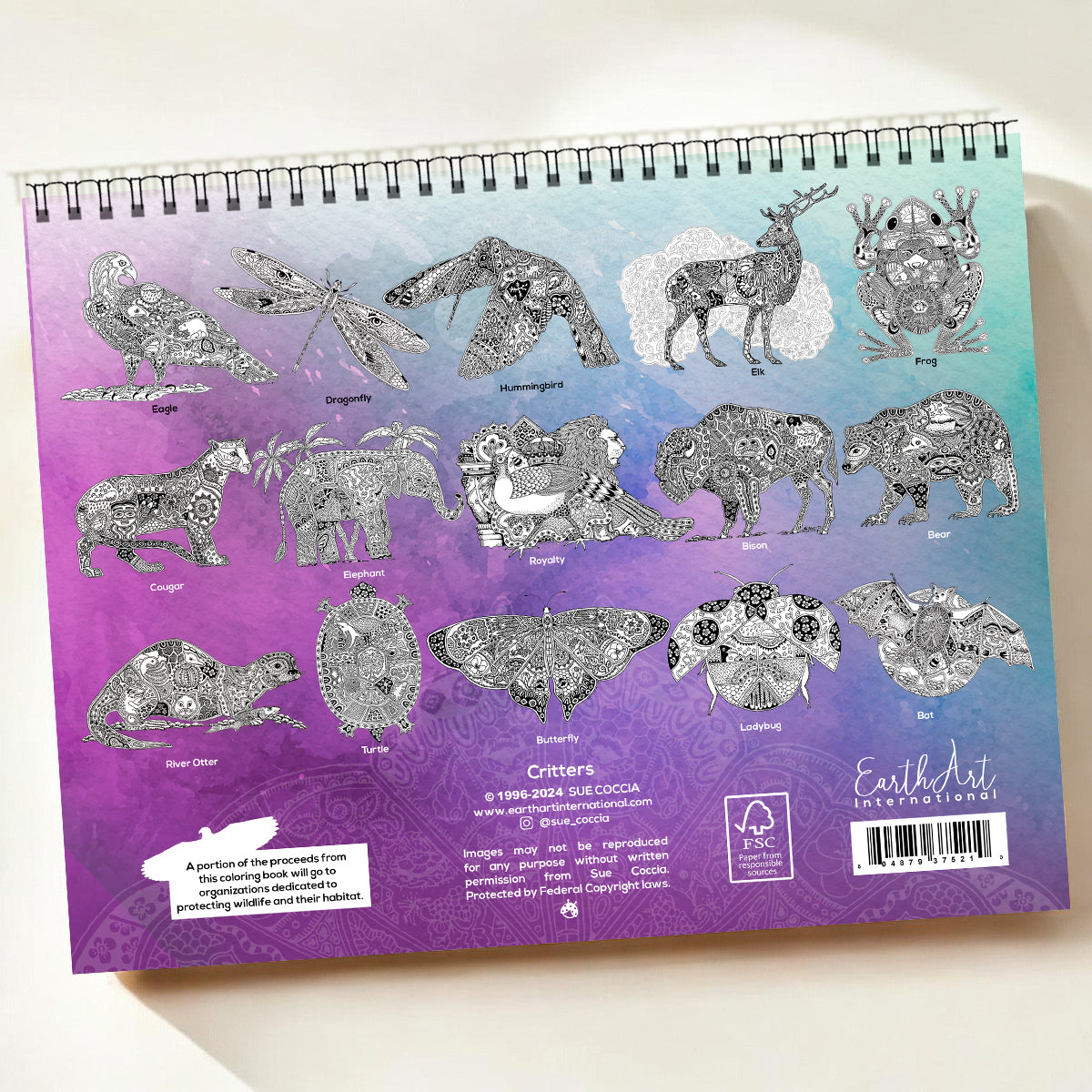 Critters Coloring Book