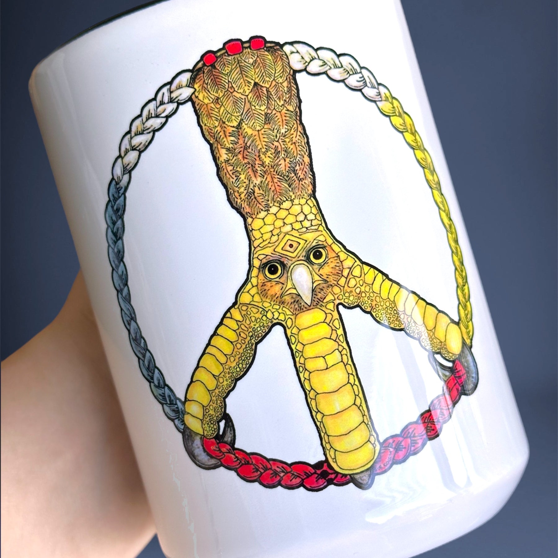 Peace Eagle 15 oz Mug