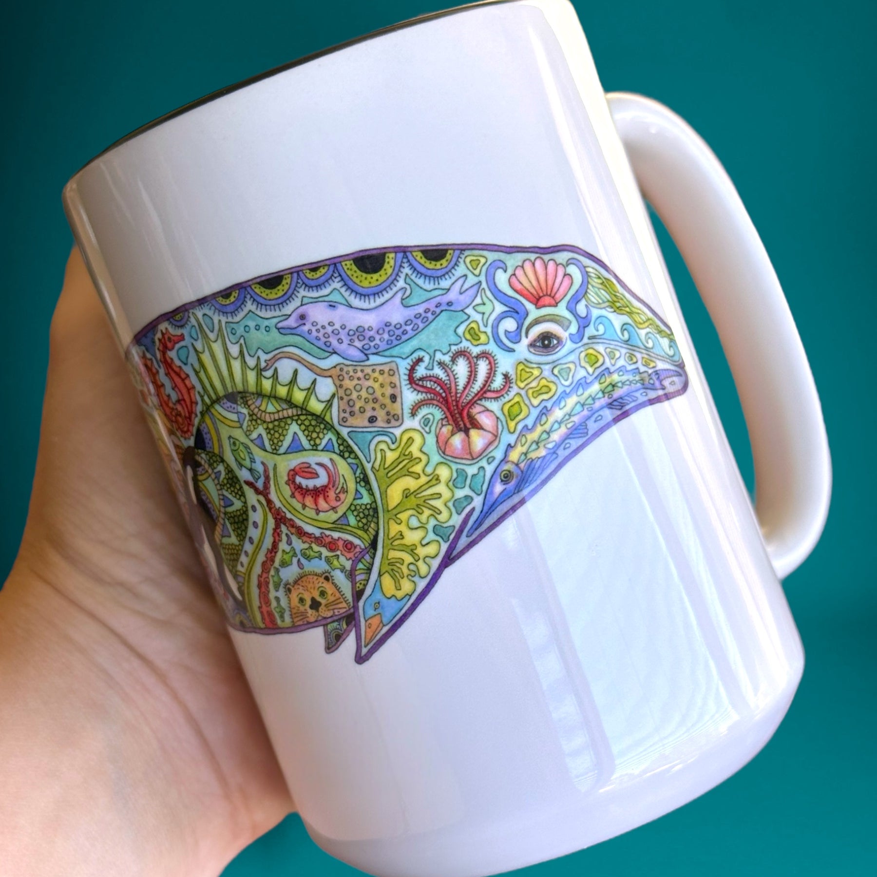 Gray Whale 15 oz Mug