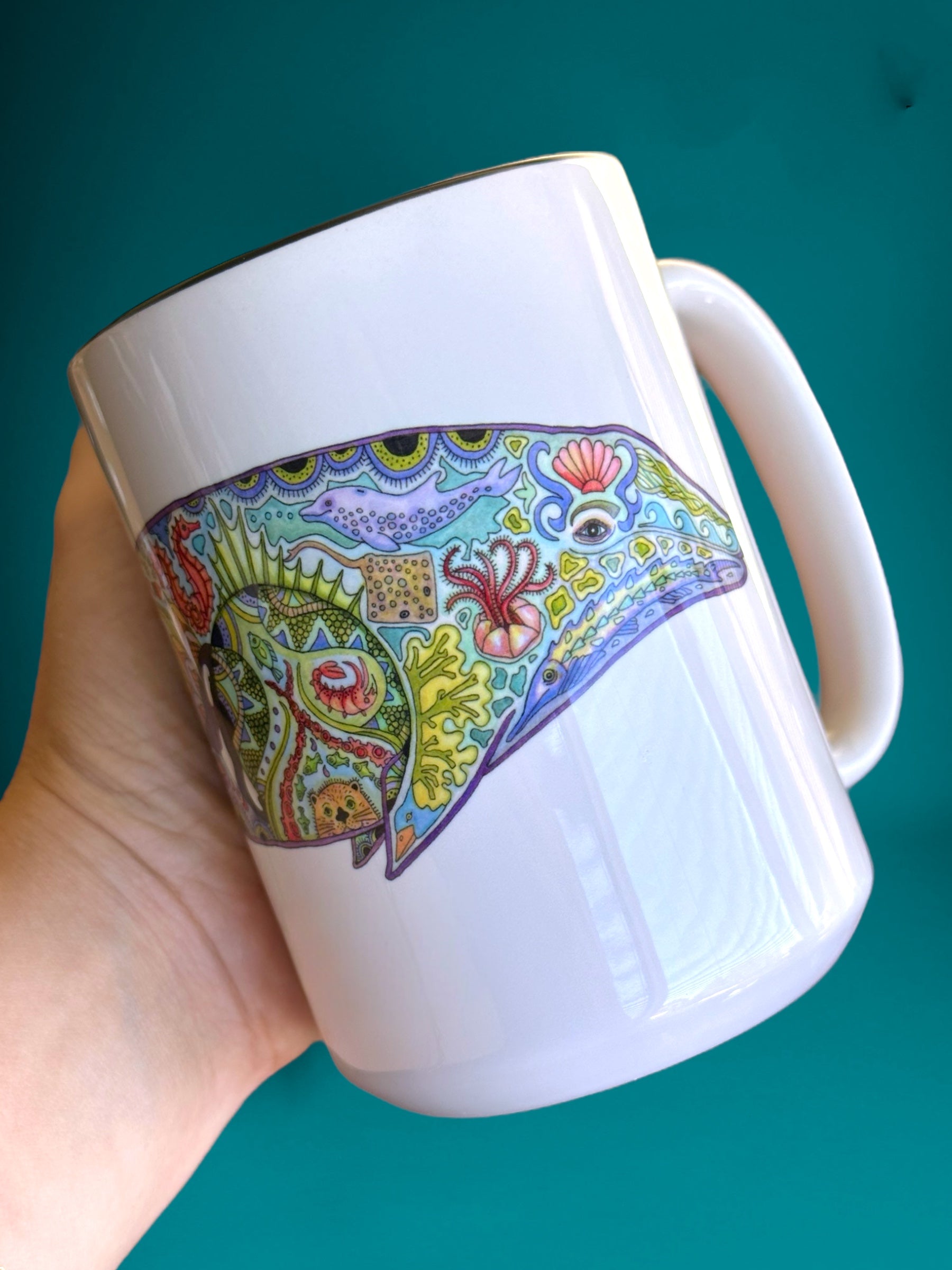 Gray Whale 15 oz Mug
