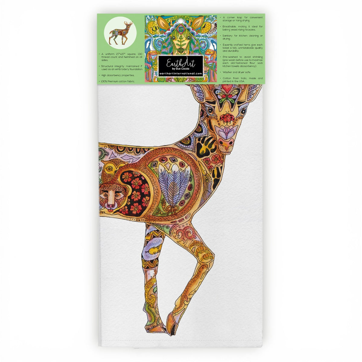 Deer Flour Sack Towel