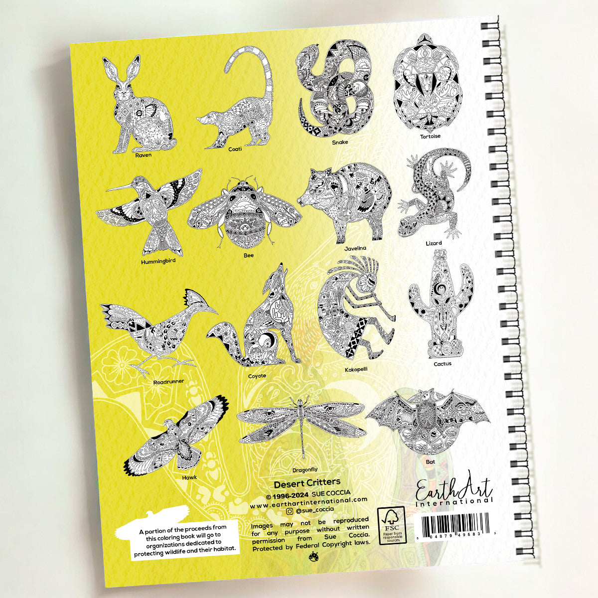 Desert Critters Coloring Book