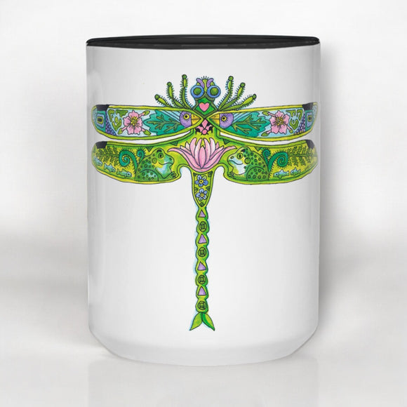 Dragonfly 2 15 oz Mug