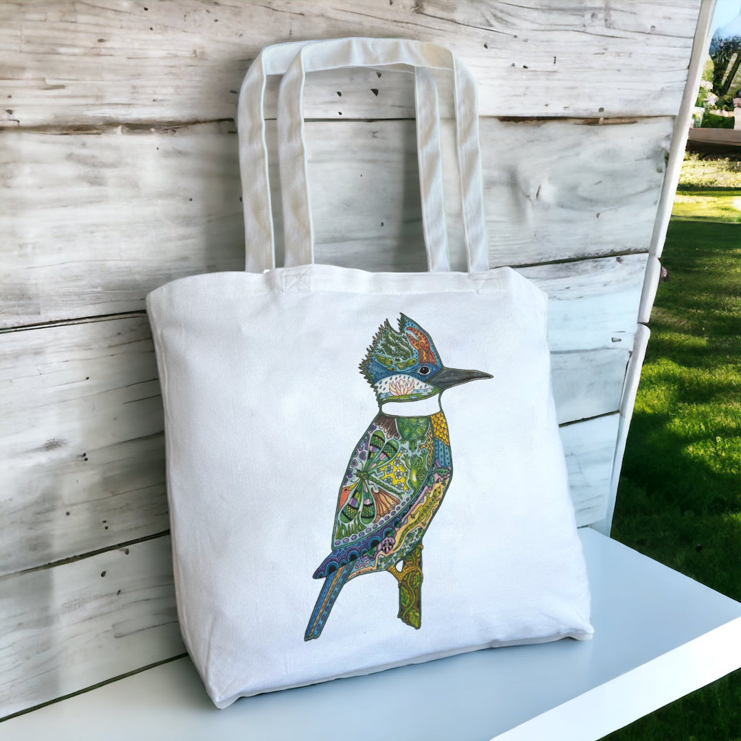 King Fisher Tote Bag - Large