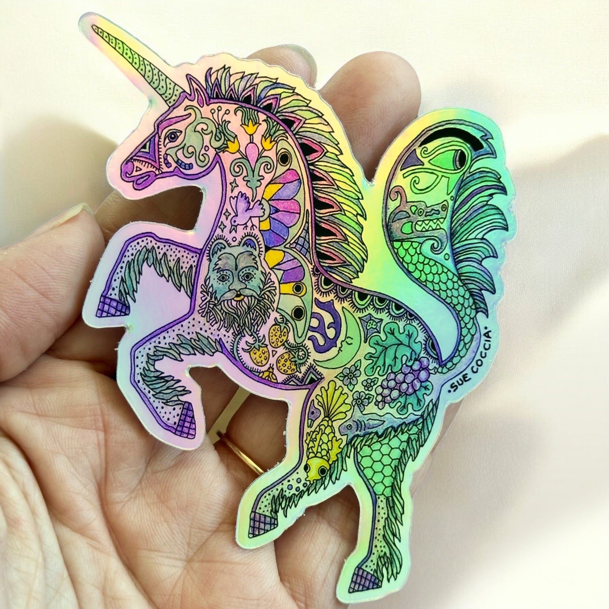 Unicorn Holographic Sticker