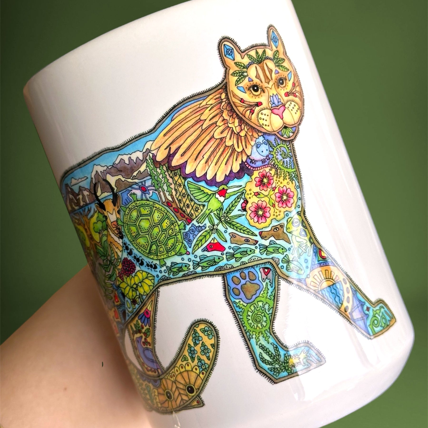Mountain Lion 15 oz Mug