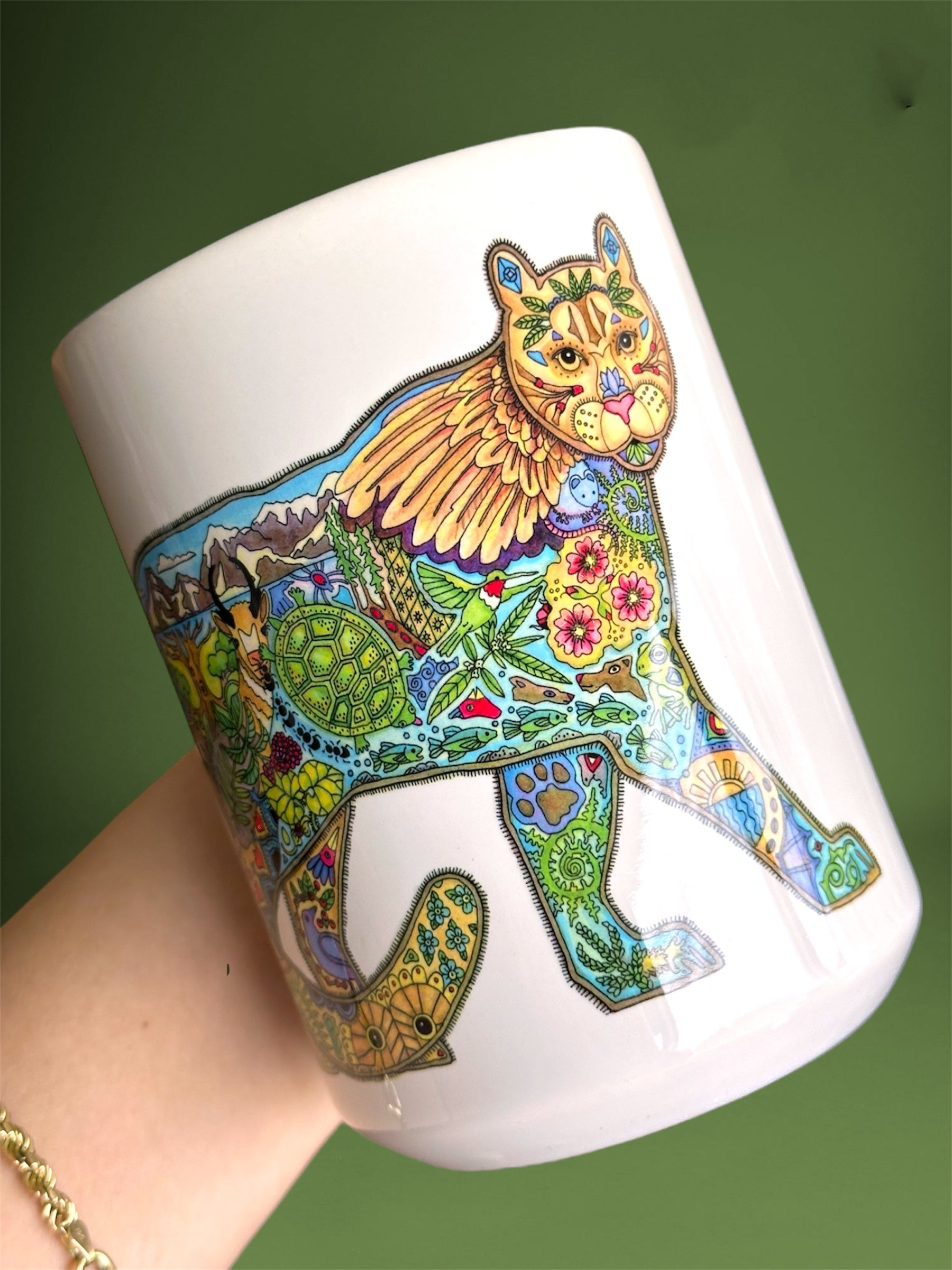 Mountain Lion 15 oz Mug