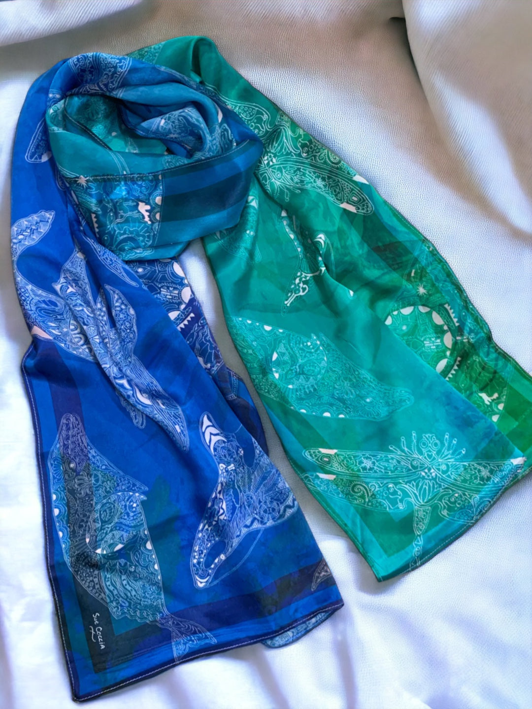 Ocean Spirits Silk Scarf