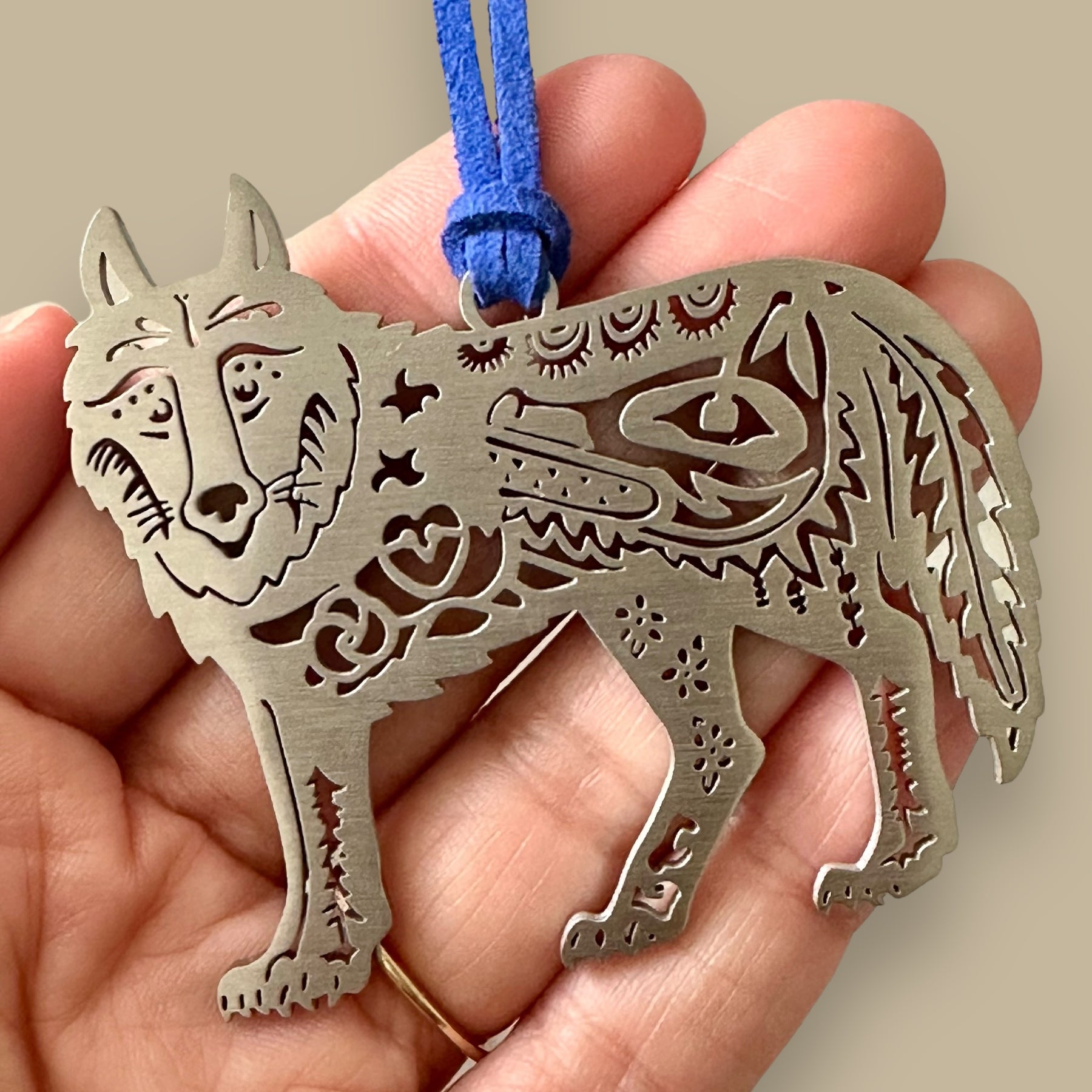 Wolf  Animal Spirit Ornament