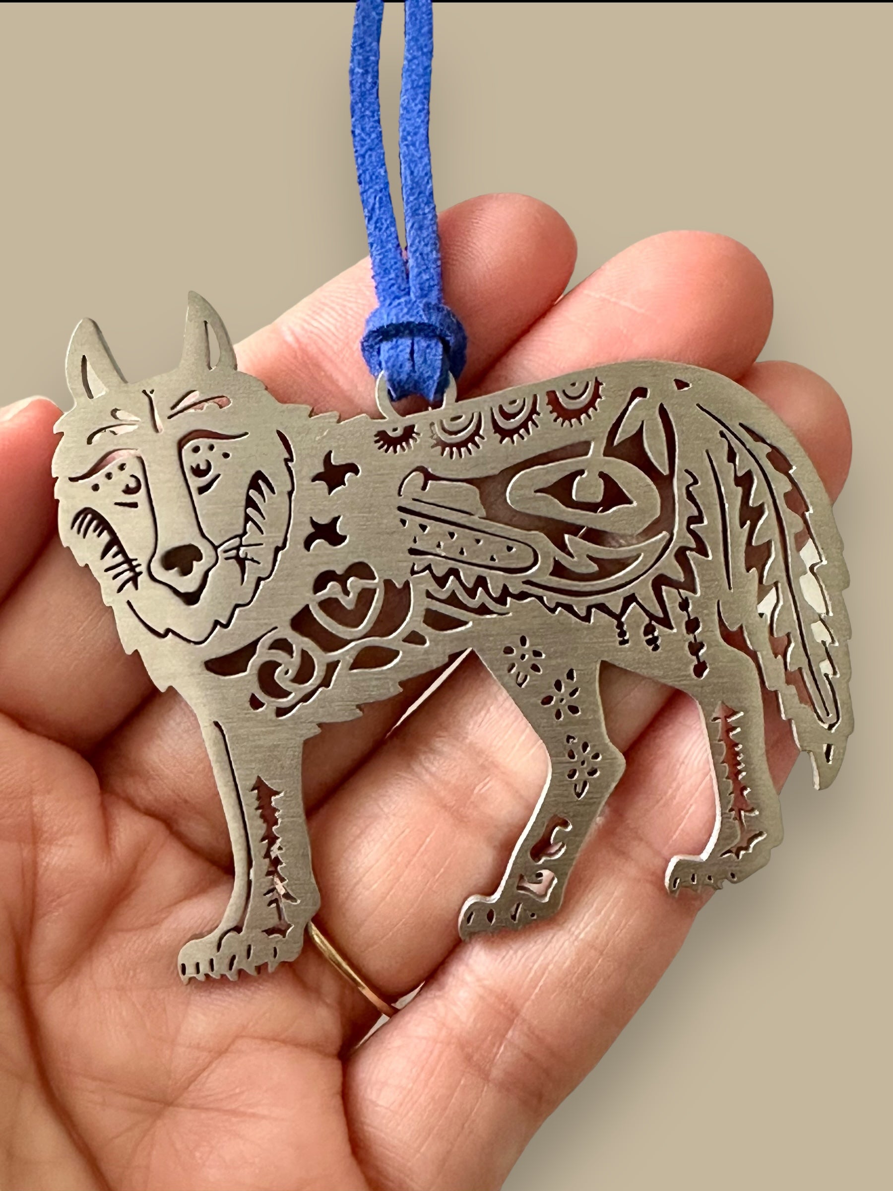 Wolf  Animal Spirit Ornament