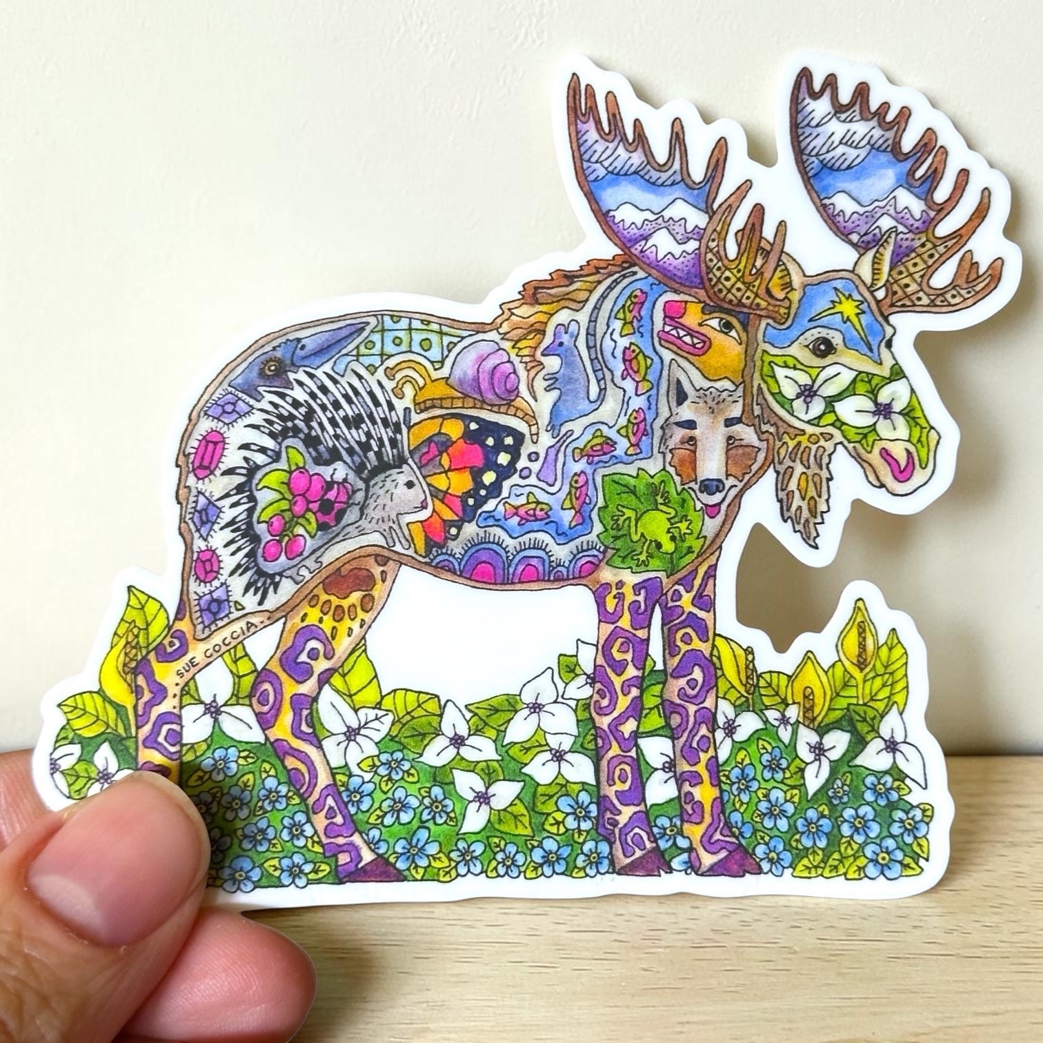Moose 2 Sticker