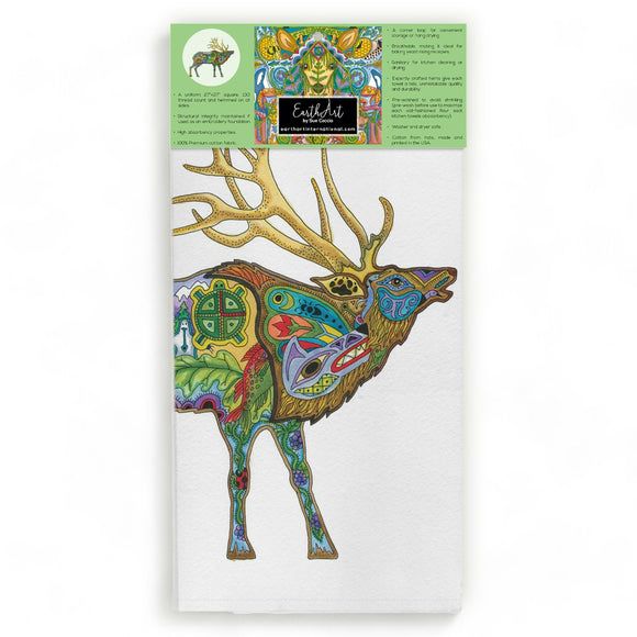 Elk Flour Sack Towel