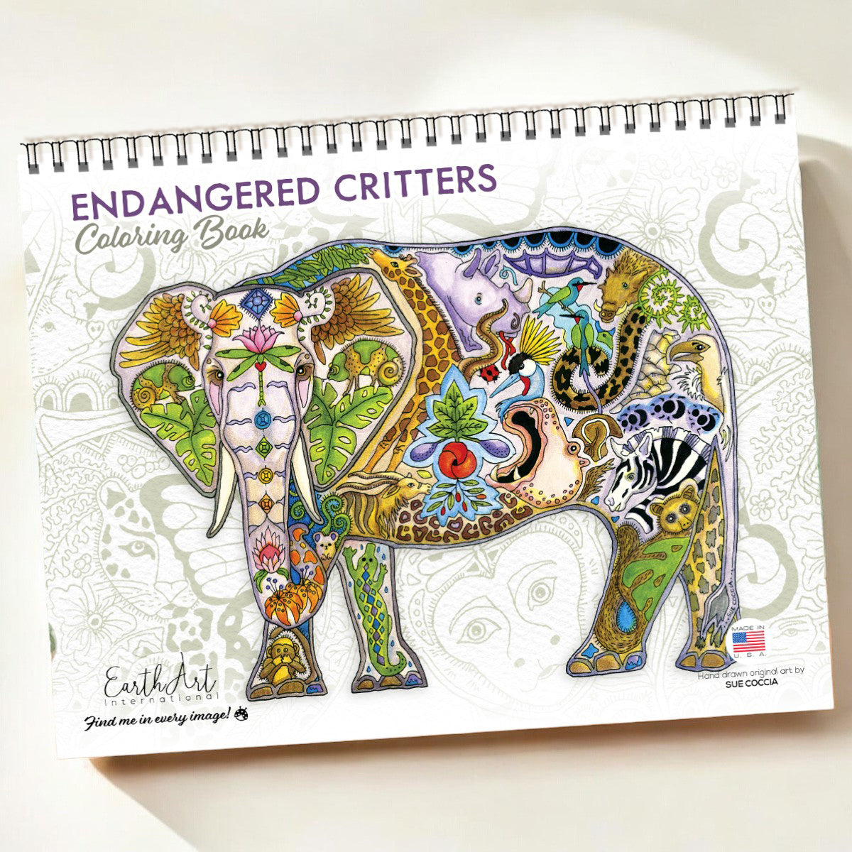 Endangered Critters Coloring Book