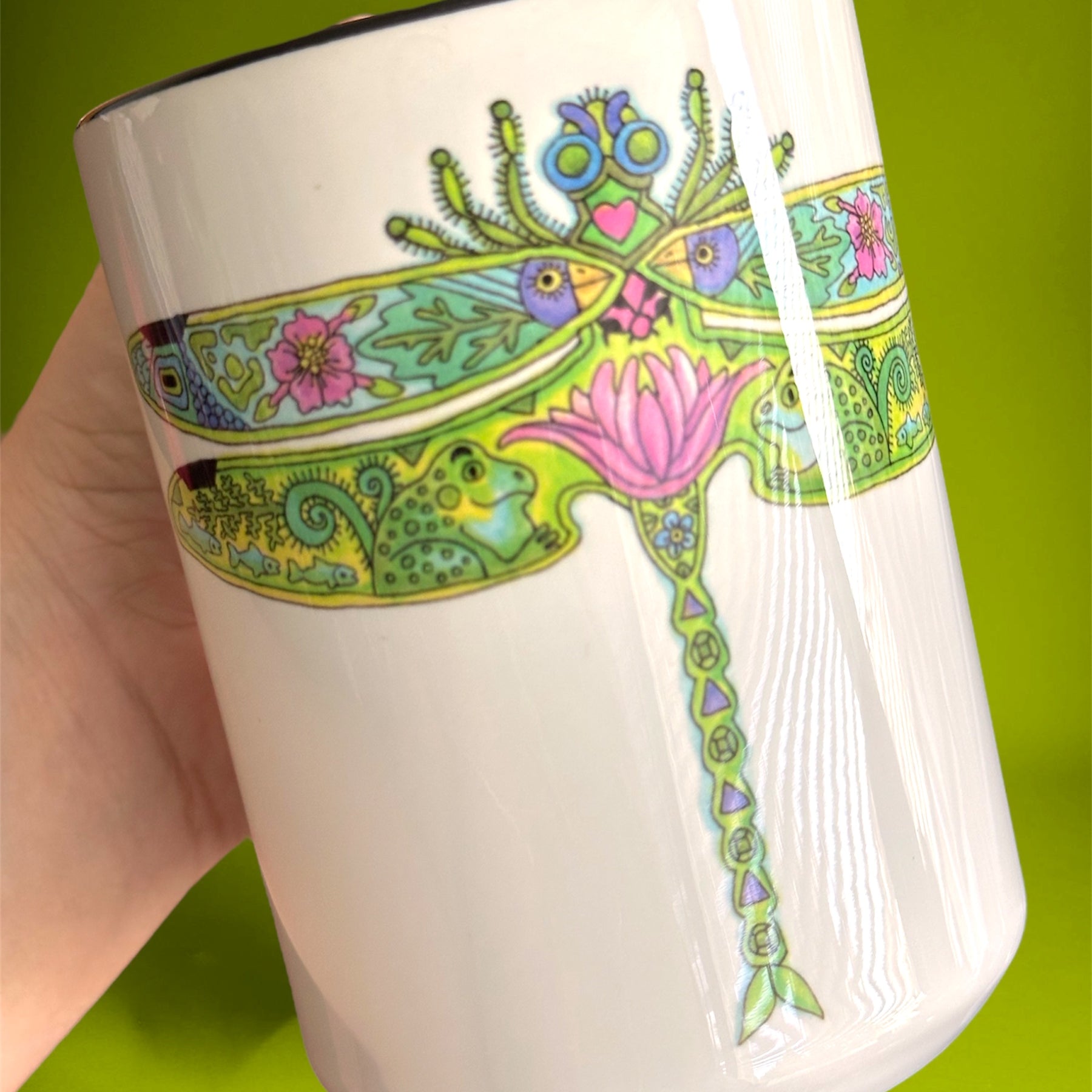 Dragonfly 2 15 oz Mug