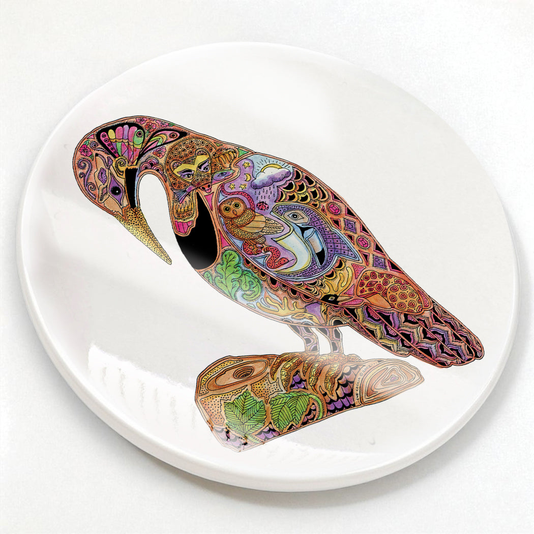 Flicker Glazed Ceramic Coaster