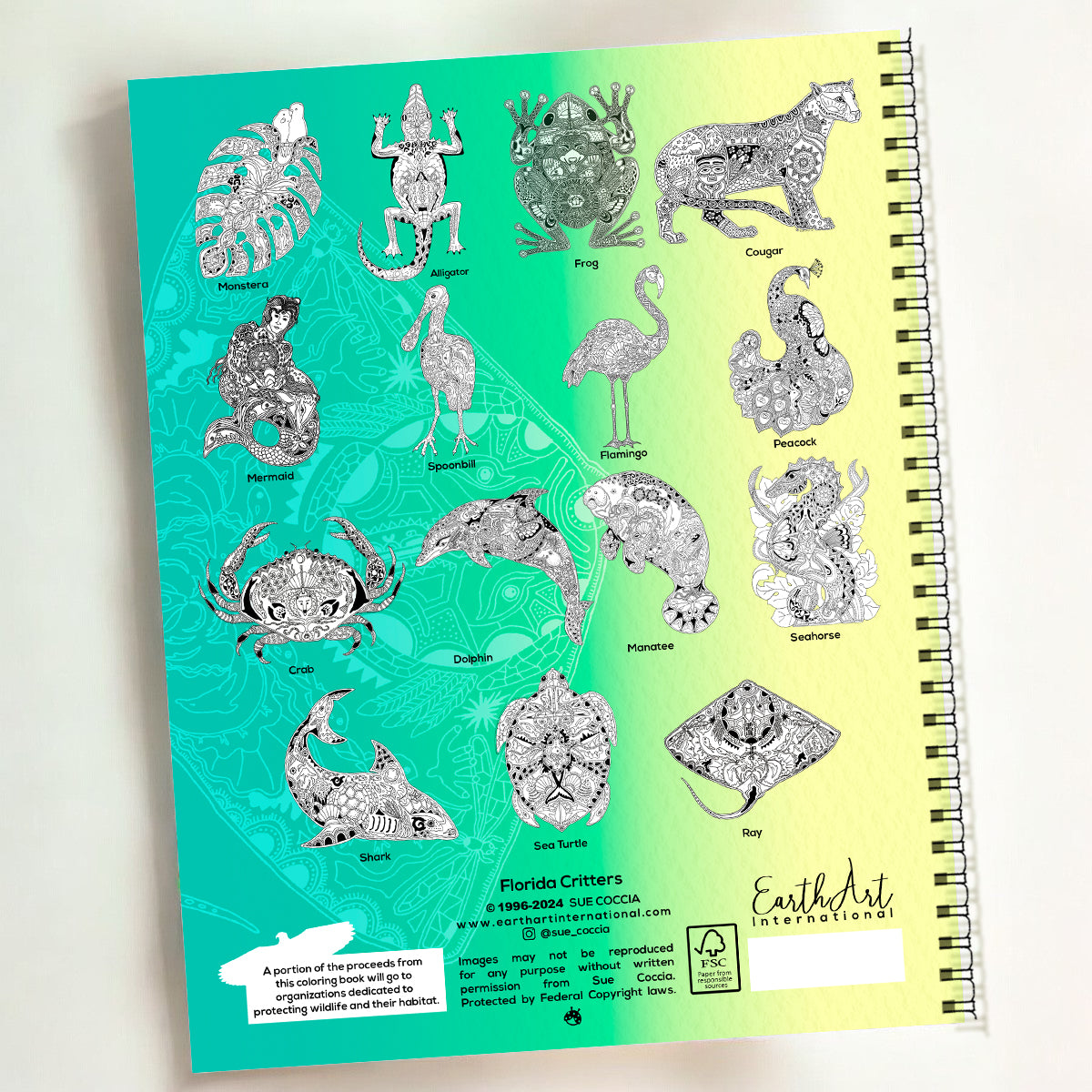 Florida Critters Coloring Book